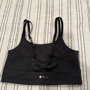 Beyond Yoga bow tie back stappy bra